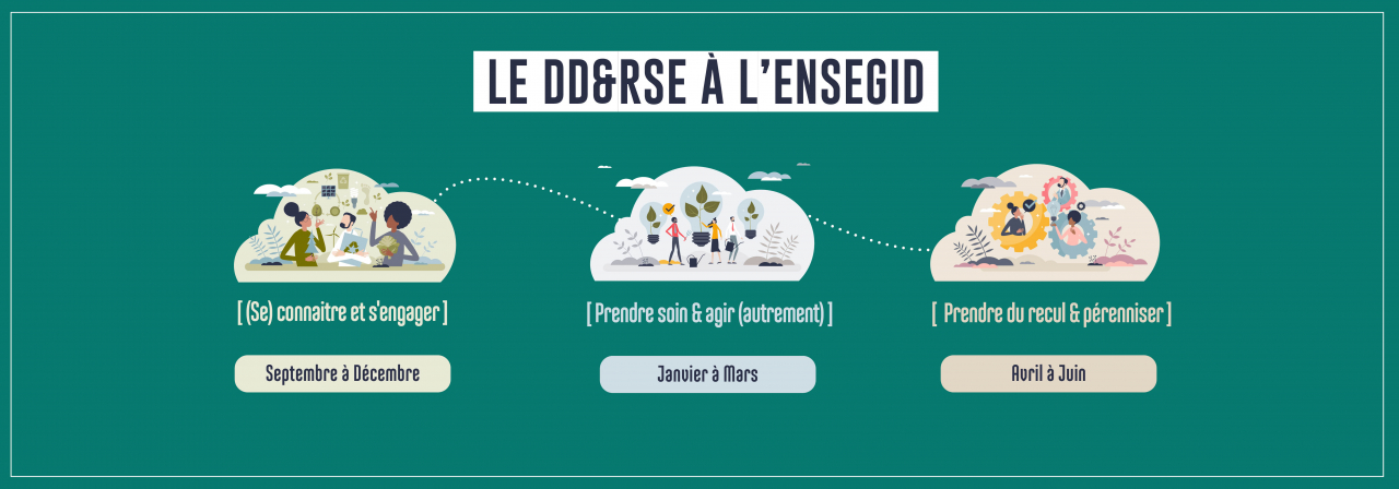La demi-heure DD&RSE de l’ENSEGID : une demi-heure pour échanger, (se) comprendre et avancer ensemble