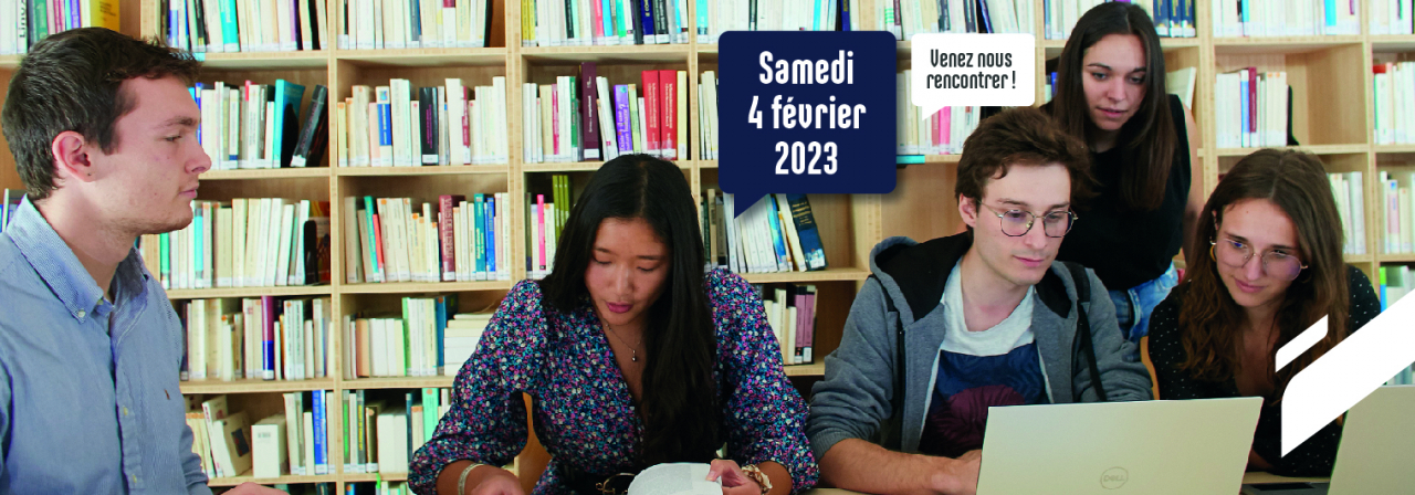 Visuel de La journée Portes ouvertes de l'ENSEGID samedi 4 février 2023 Visuel de La journée Portes ouvertes de l'ENSEGID samedi 4 février 2023